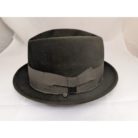 Vintage Augusta Series  Borsalino Fedora, Size 7 1/8 “DIAMANTE” Twenty Five - Picture 1 of 10